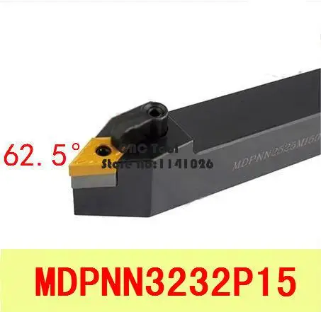 

MDPNN3232P15 Metal Lathe Cutting Tools,CNC Turning Tool,Lathe Machine Tools, External Turning Tool Type MDPNN 32*32*170mm