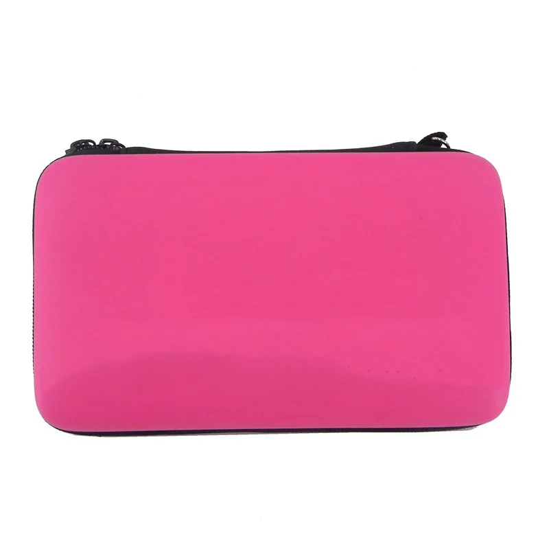 Jeebel Nintend 2DS XL чехол для нового 2DS XL Футляр пластиковый(ЭВА)-защитный кейс для хранения Чехол подставка держатель Чехол Funda игровой консоли Nintendo 2DS чехол - Цвет: Розовый