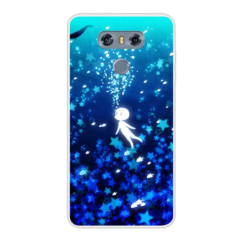 Чехол для LG G6 чехол из прозрачного силикона Meniscus Cover For G 6 H870DS H870 5 7 &quotFor H871 H872 H873 Fundas