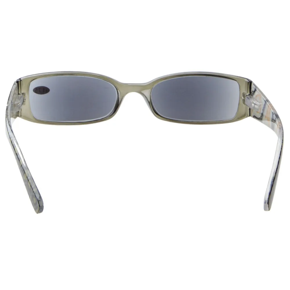 R040A серые линзы пружинные петли Тигр узорчатые дужки очки для чтения Защита от