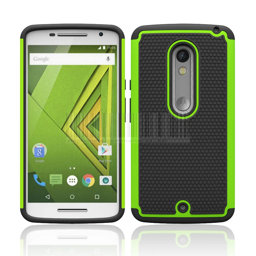 For Motorola Moto X Play XT1562 XT1563/Droid Maxx 2 Case Armor Heavy Duty Hybrid TPU Silicone Cover With/Without Films @ |