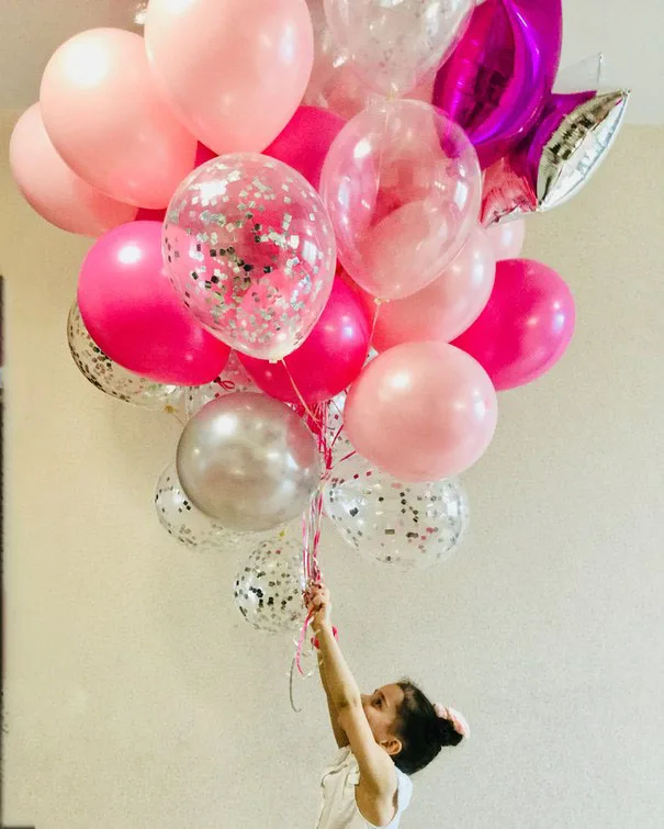 20 шт./компл. девушки день рождения воздушный шар латексные конфетти шары 18 дюймов