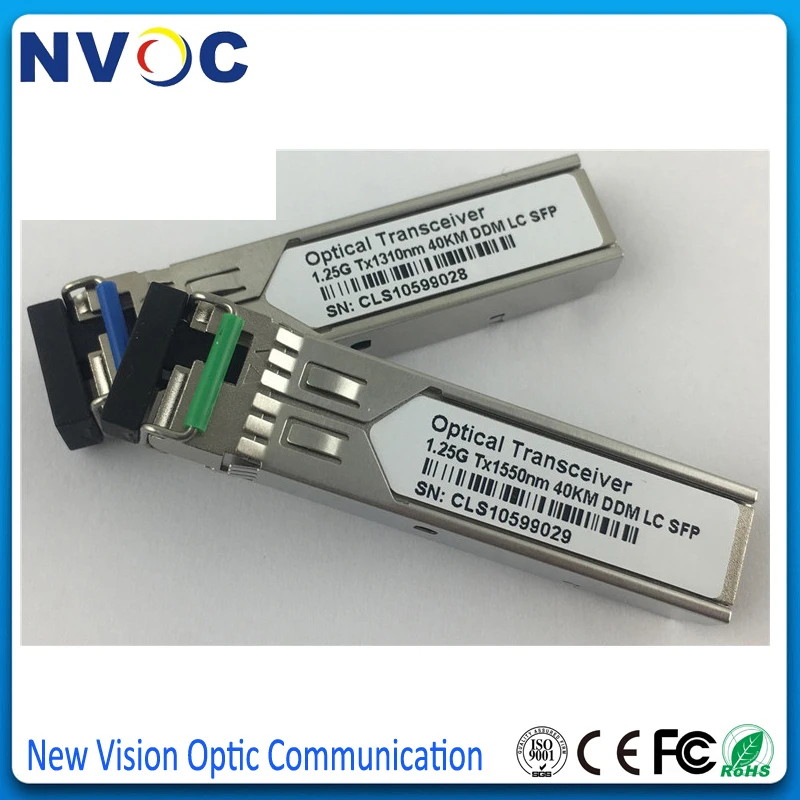 1 25G одиночный режим BIDI 1310/1550 40 км DDM Simplex WDM Совместимость с кодом Cisco LC