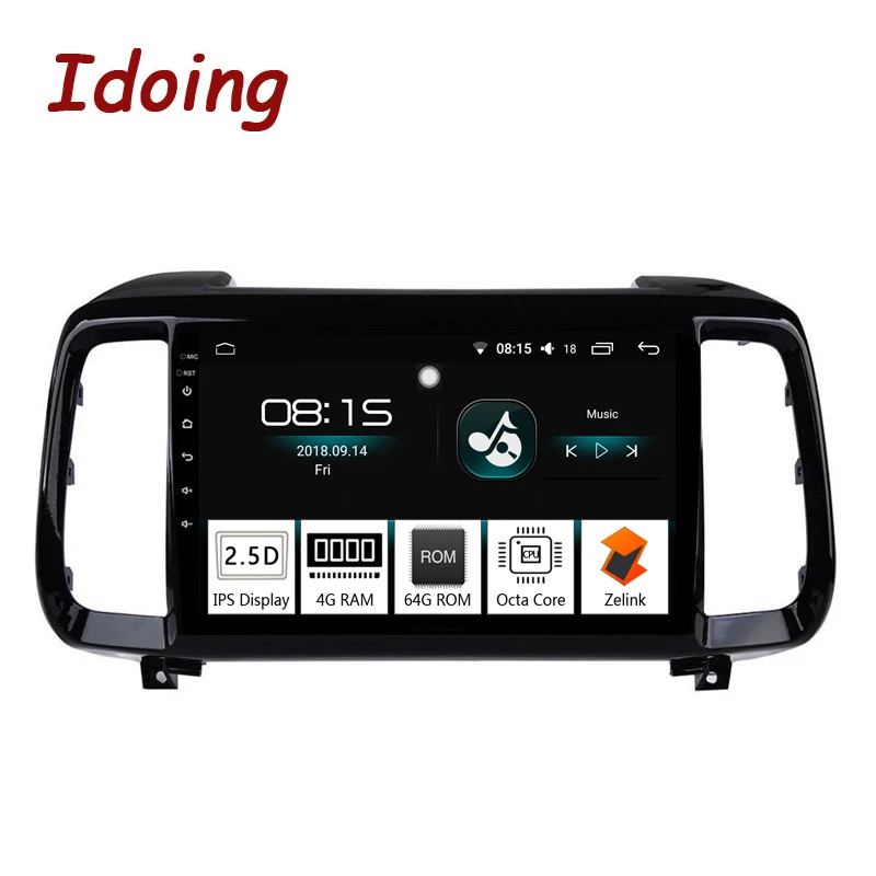 Idoing " 1Din Автомобильный Android 8,0 Радио мультимедийный плеер для hyundai IX35 gps навигация и ГЛОНАСС 4 Гб ram 64 Гб rom Восьмиядерный