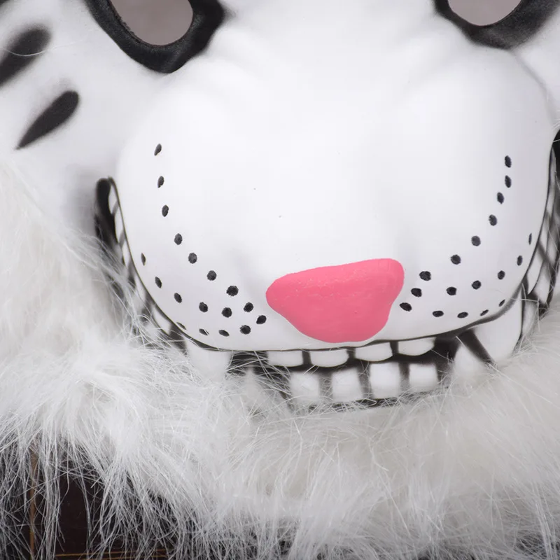 1 шт. Новая модная бескражная Маска для животных лев тигр обезьяна Волк Хэллоуин