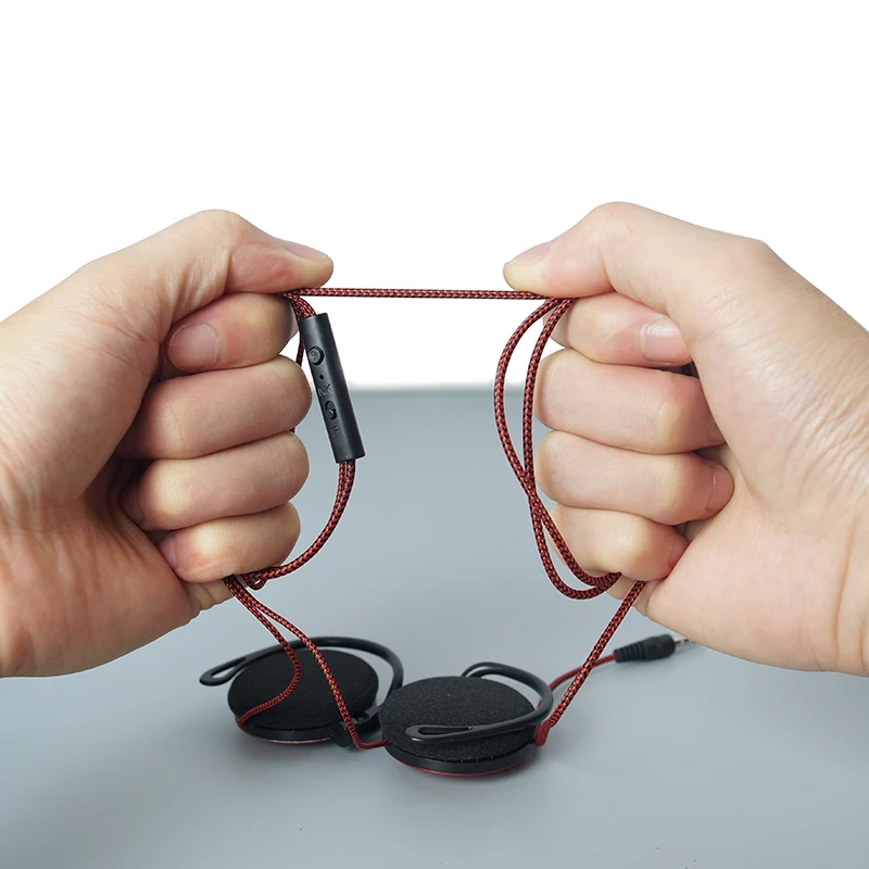 Многофункциональные наушники с креплением за ухом и микрофоном для Iphone Samsung Xiaomi