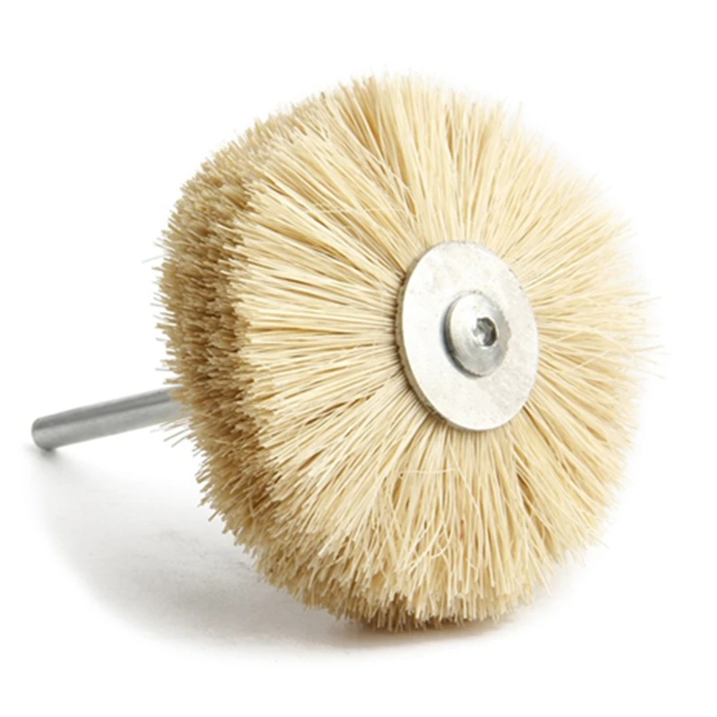 Шлифовальная головка щетка из сизали диаметром 6 мм для резьбы по дереву