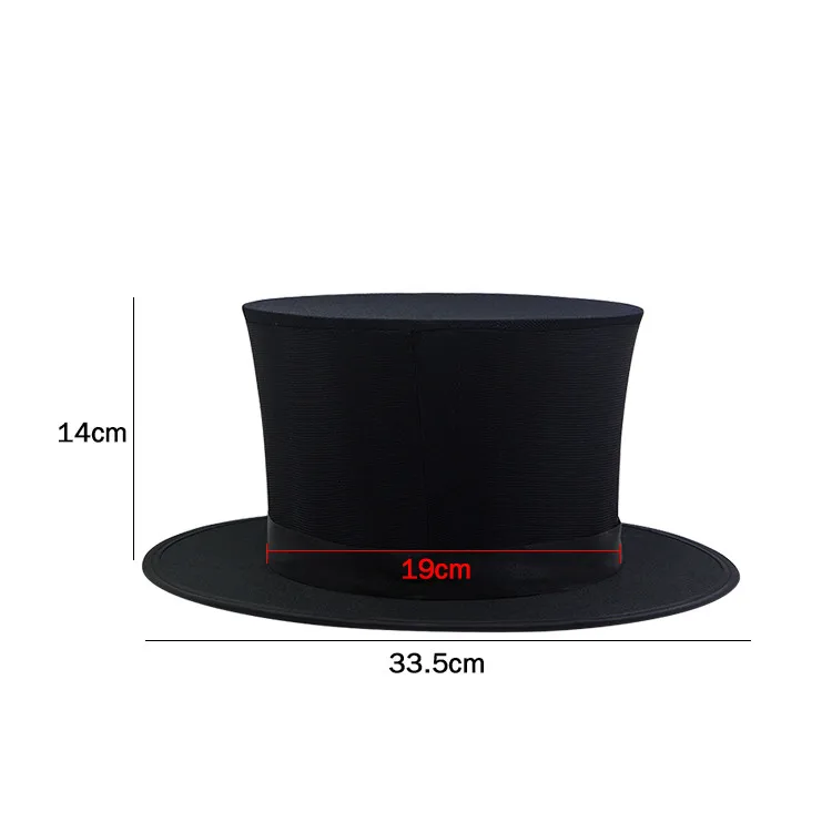 Складная шляпа весенние волшебные трюки (рисунок с черными игральными картами)