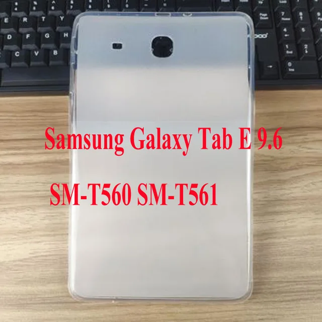 Тонкий чехол из искусственной кожи с рисунком панды для Samsung Galaxy Tab E 9,6 T560 T561 9,6 дюймов подставка с держателем для карт чехол для планшета+ пленка+ ручка - Цвет: TPU