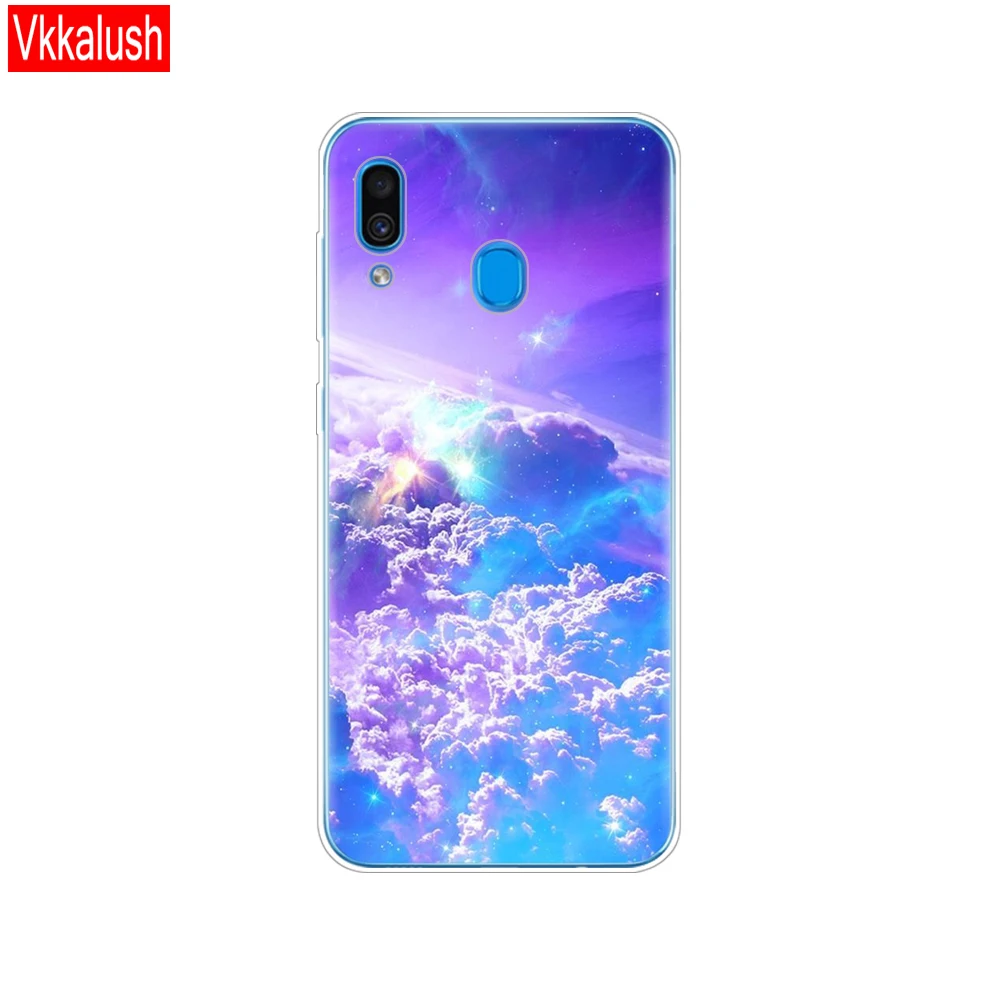 80003 Чехол для Samsung Galaxy A20, чехол A20E, силиконовая задняя крышка для Samsung A20 A 20 A205F A20E A202F, мягкий чехол, бампер - Цвет: 80003