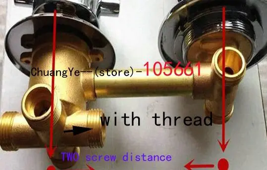 Смесительный клапан для душа 4|threaded valve|valve showerthread |