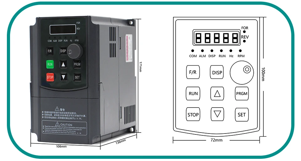 220 В 1.5kw вектор Inveter 2.2kw частотно-регулируемым приводом Инвертор VFD преобразователь частоты частотно-регулируемый привод двигателя шпинделя Управление