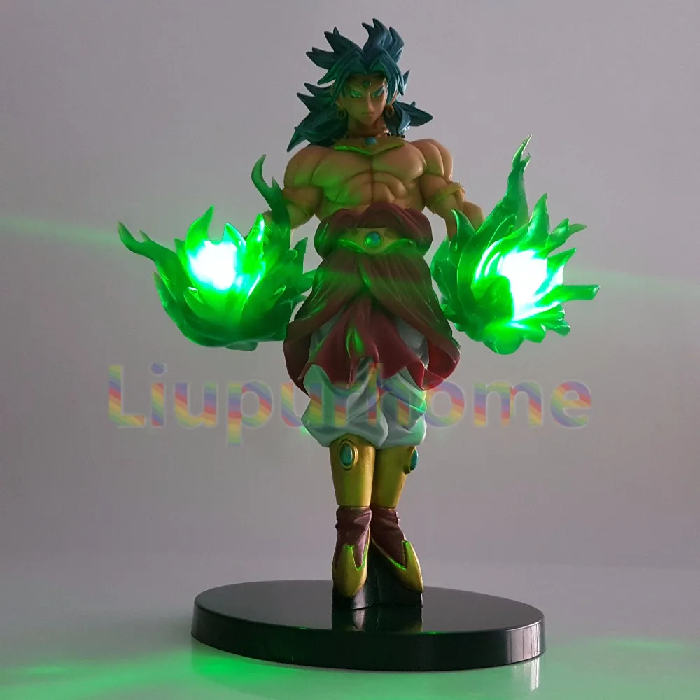 Светодиодная лампа Dragon Ball Broly Green Power игрушка в стиле аниме шар дракона суперброли