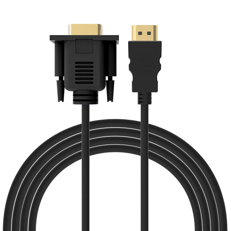 HDMI к VGA Кабель адаптер видео vga разъем кабели между мужчинами для HD плеер ТВ