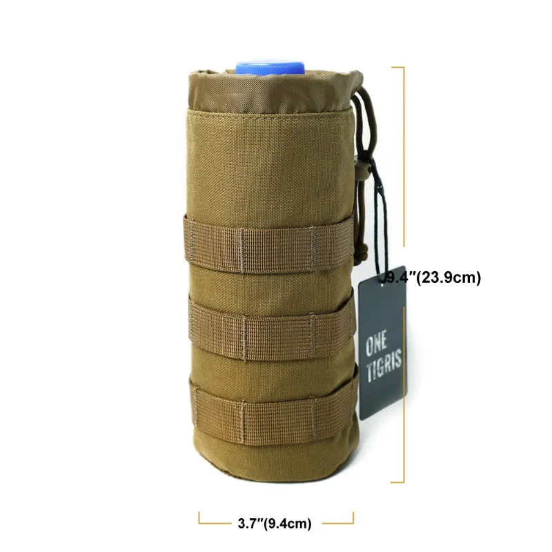 OneTigris MOLLE бутылка для воды сумка на шнурке нейлоновая тактическая бутылка держатель гидратации H2O Перевозчик армейский чайник сумка для улицы