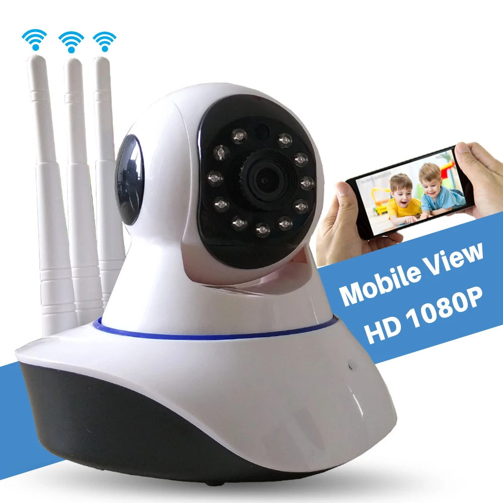 Домашний Беспроводной CCTV безопасности HD 1080P IP камера PTZ ONVIF инфракрасный ночное
