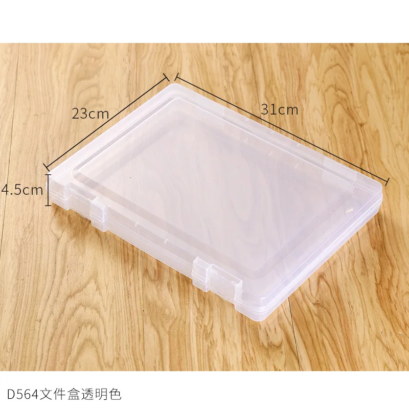 Прямоугольник коробки для хранения большой ёмкость прозрачный полипропиленовая