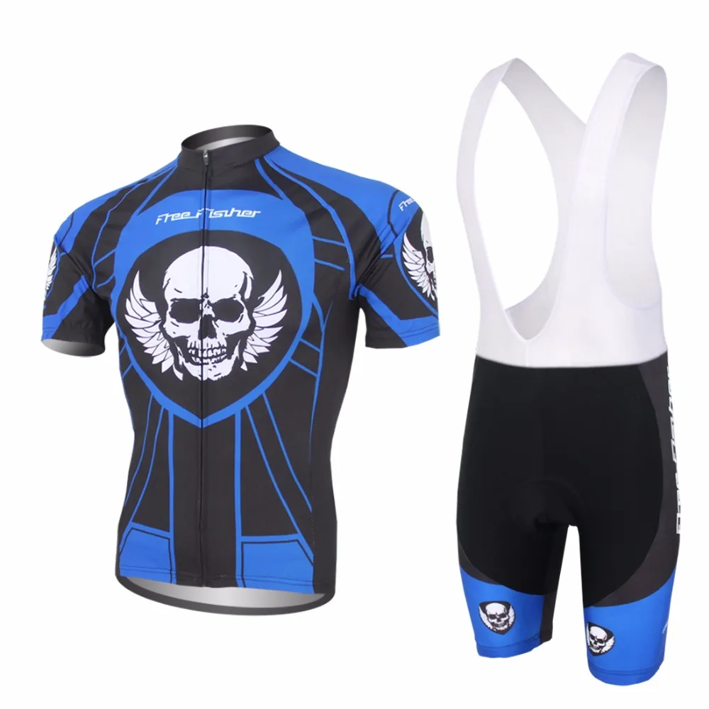 Комплект мужской велосипедной одежды зеленая крутая майка с коротким рукавом