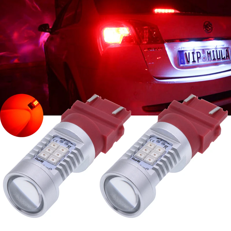 2 шт. T25 Led 3157 Базовые Светодиодные лампы для автомобилей стоп янтарные лампы белого и красного цветов 3057A 3155 3157 3157A 3157NA 3357 3357A 3454NA 3457