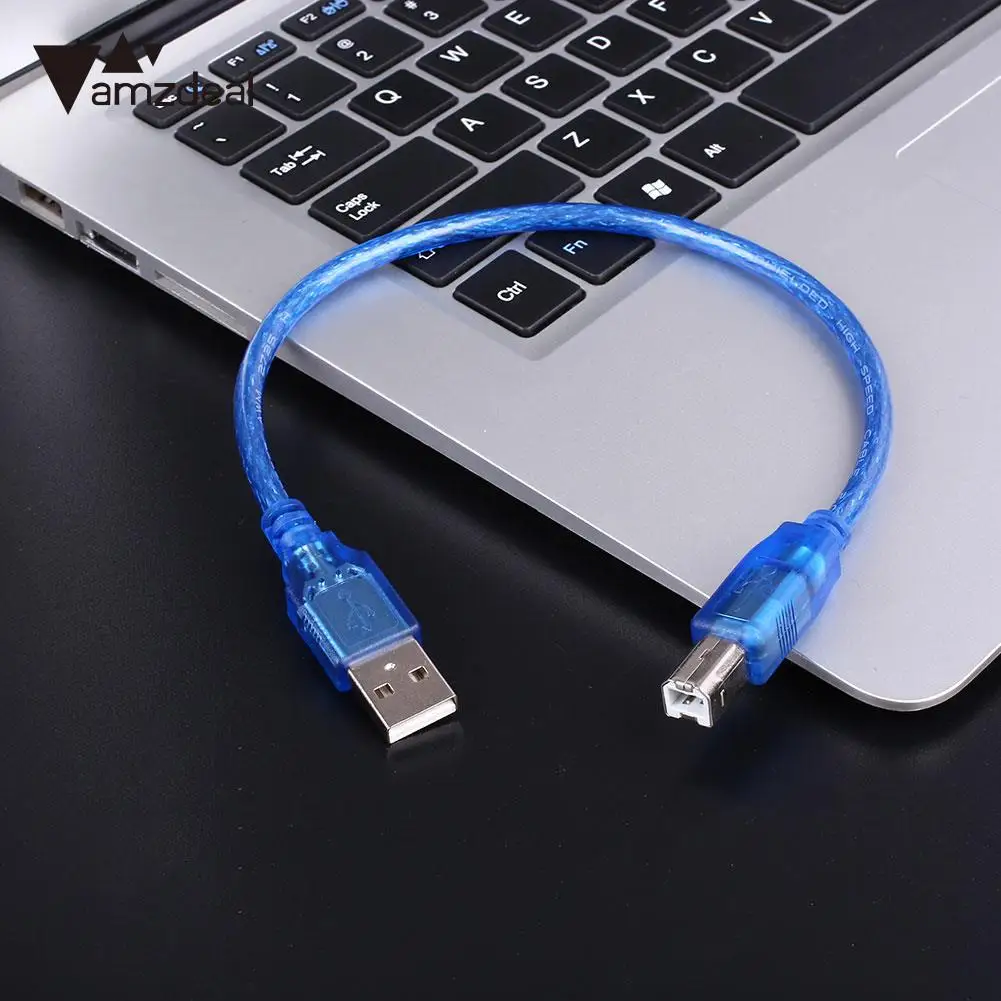 30 см USB 2 0 A штекер к B Мужской кабель конвертер линия для компьютера/ПК/ноутбуков