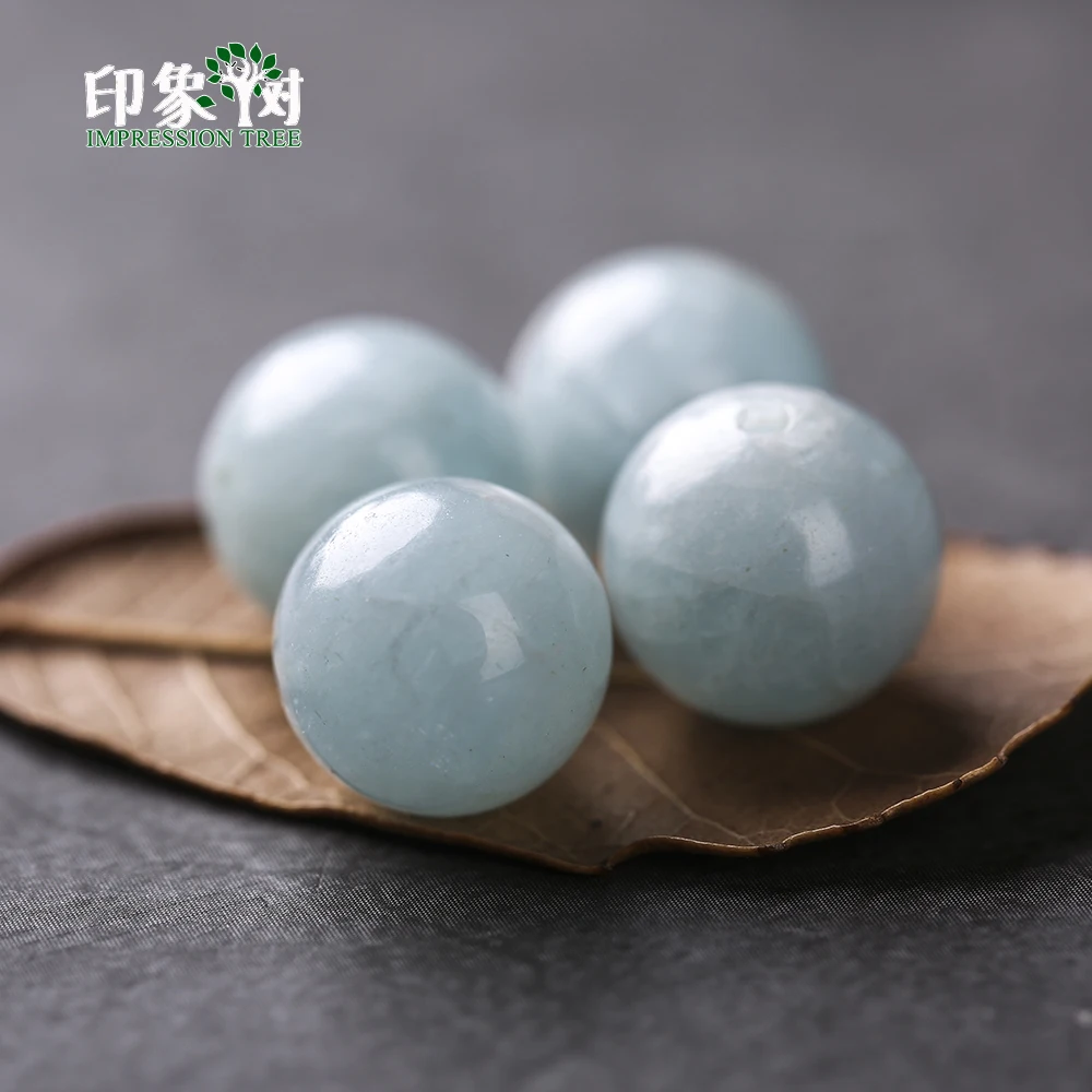 Aquamarin e Angelite круглые бусины из синего камня 6/8/10 мм материал браслета для