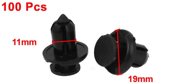 2018 100 шт. автомобильные стильные пластиковые заклепки крепежные зажимы обшивка