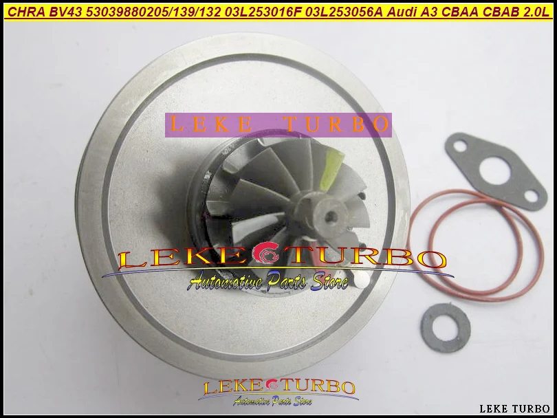 Турбокартридж CHRA BV43 53039880205 53039880139 53039880132 03L253056A 03L253019J 03L253019T 03L253016F для Audi A3 CBAA