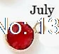 Ruby 5 шт. золотой тон камень для рождения Кристалл Шарм камень для рождения Шарм ободок набор кристалл камень для рождения цвета Подвески - Окраска металла: Ruby