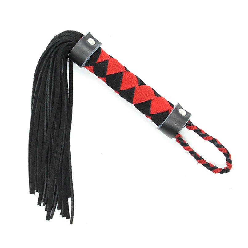 Небольшой плетка из натуральной кожи мини флоггер игры для взрослых раба