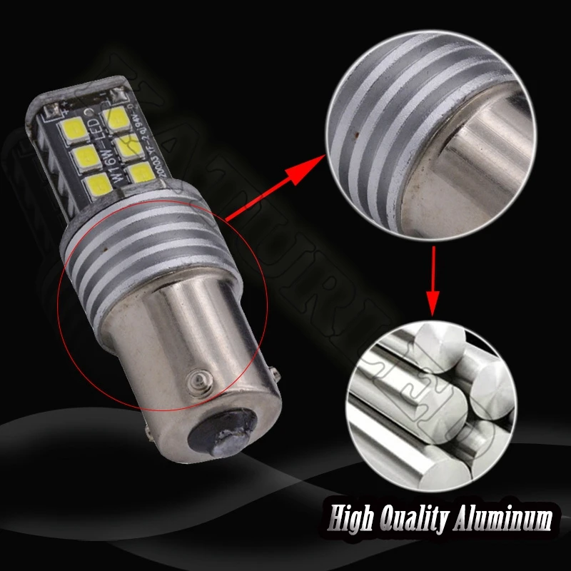 1156 1141 1073 7506 BA15S P21W продвинутая мощность 15 SMD светодиодный лампы для резервного