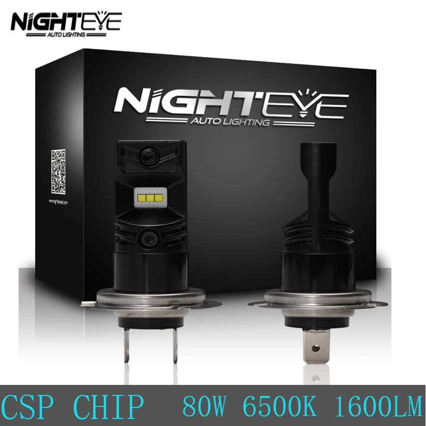 NIGHTEYE светодиодный h7 автомобильные фары Противотуманные для автомобилей