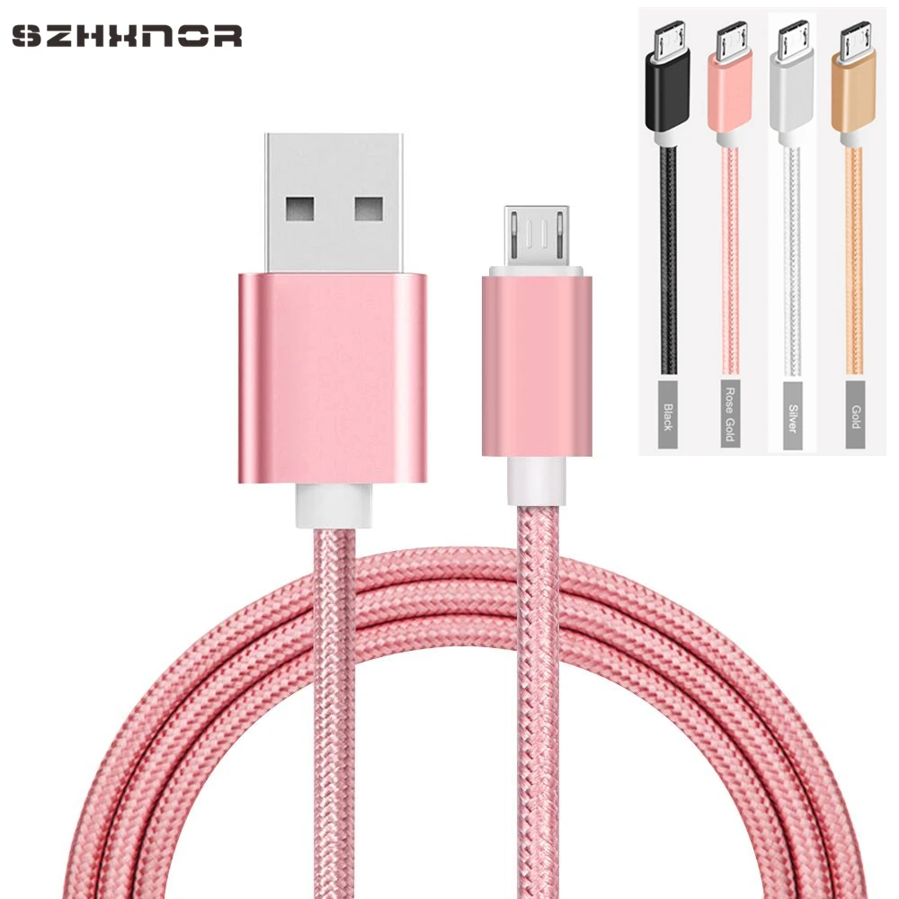Прочный Micro USB кабель для Huawei Honor 9 Lite 7X 7 8X зарядки и синхронизации данных C зарядное