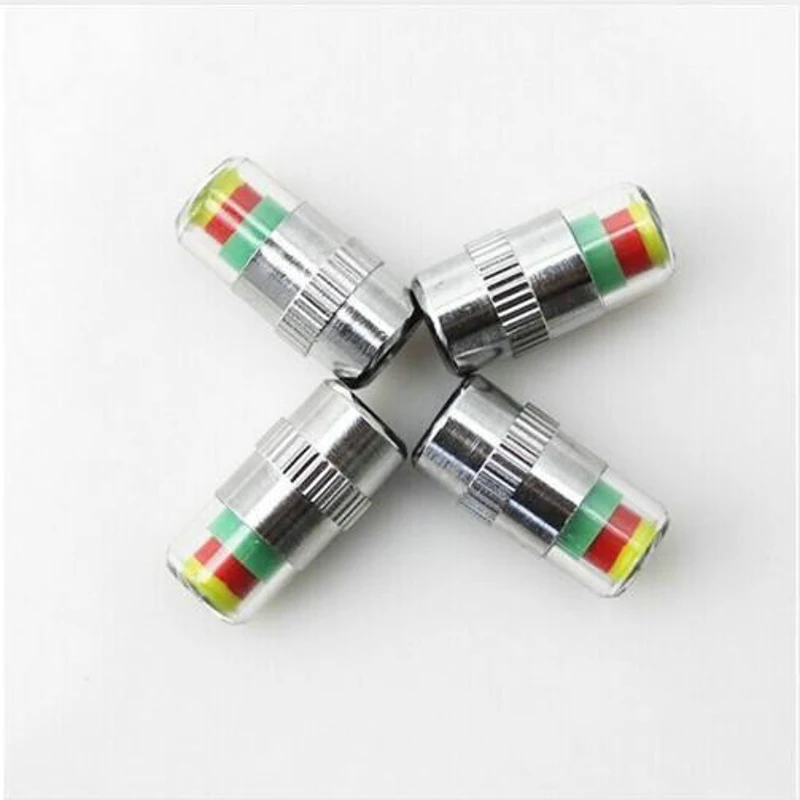 2.4 Bar 30 PSI Auto Car Tire Pressure Monitor Valve Stem Caps Sensor Indicator Alert Diagnostic Tools Kits 4PCS | Автомобили и