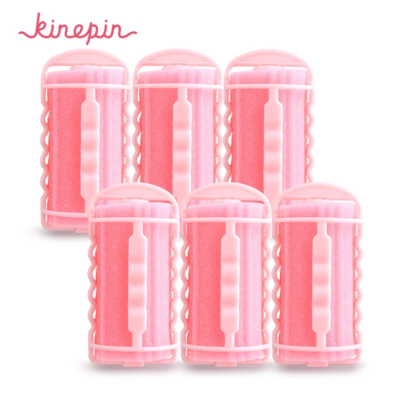 Kinepin 6 шт. DIY Губка волосы ролик рулон Синтетические чёлки волос кудри артефакт