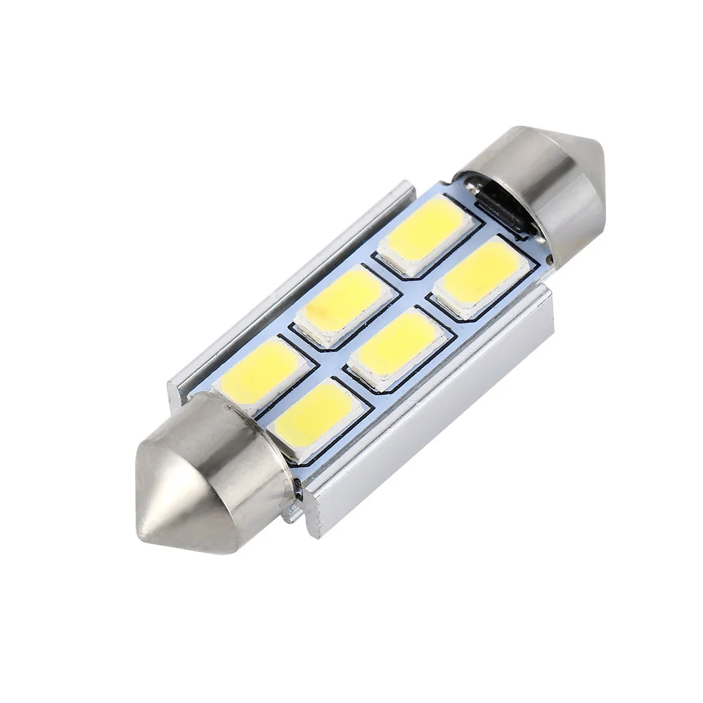 Новая мода Festoon CAN BUS LED error free 5630 5730 6 31 мм 36 39 41 C5W smd Крытый чтения белая лампа