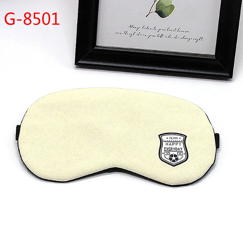 Fashion Striped Cotton Eye Cover Travel Relaxing Sleeping Aid Blindfold Cartoon Sleeping Mask Eyepatch Soft Eye Sleep Mask
