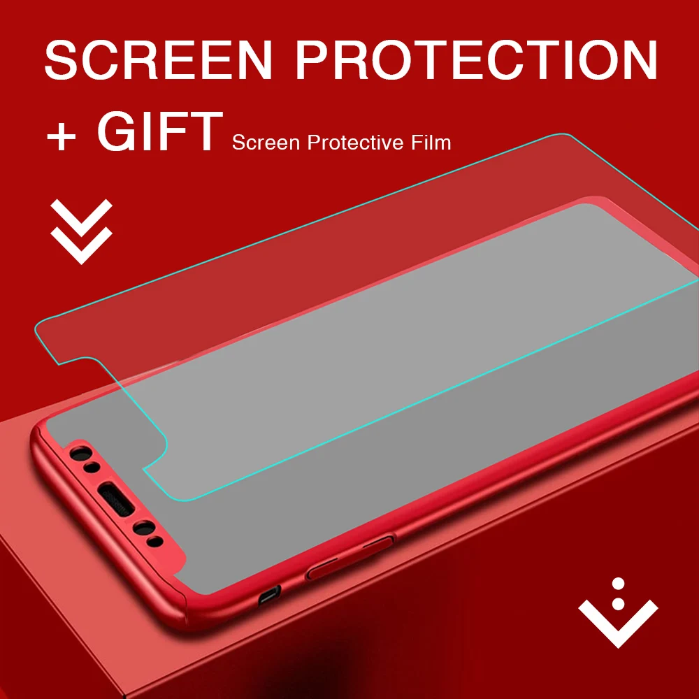 Luxury 360 Full Degree Cover Phone Case For iPhone 8 7 Plus 6 6s 5 5S SE X 10 XR Xs Max Shockproof Cases |