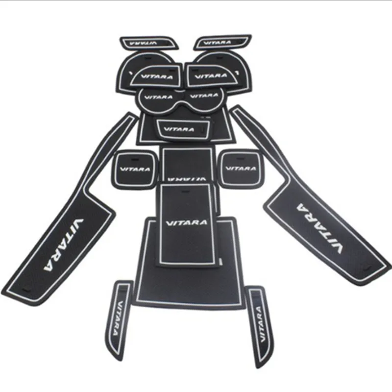 Латексные автомобильные чехлы для стайлинга 18 шт. Нескользящие наклейки