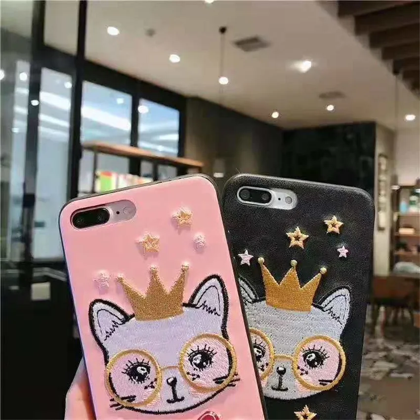 Роскошные чехлы на заднюю панель телефона для iPhone XR XS MAX 7 8 6s Plus розовые очки с