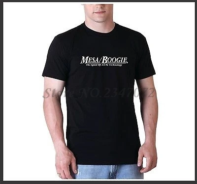 Меса Boogie логотип черный короткий рукав футболка бренд shubuzhi Новое поступление