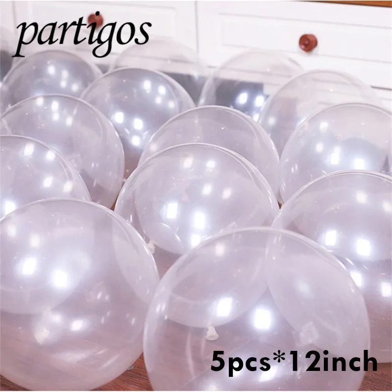 5pcs transparent Мультфильм панда фольгированные шары мультфильм животное шар воздушный шар с пандой День Рождения украшения Globos Малыш игрушка гелий babyshow поставки - Цвет: 5pcs transparent