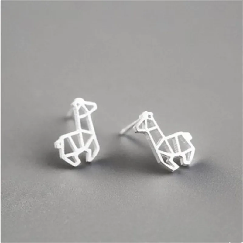 RONGQING милые Полые серьги-гвоздики из альпаки для женщин Brincos женские DIY модные