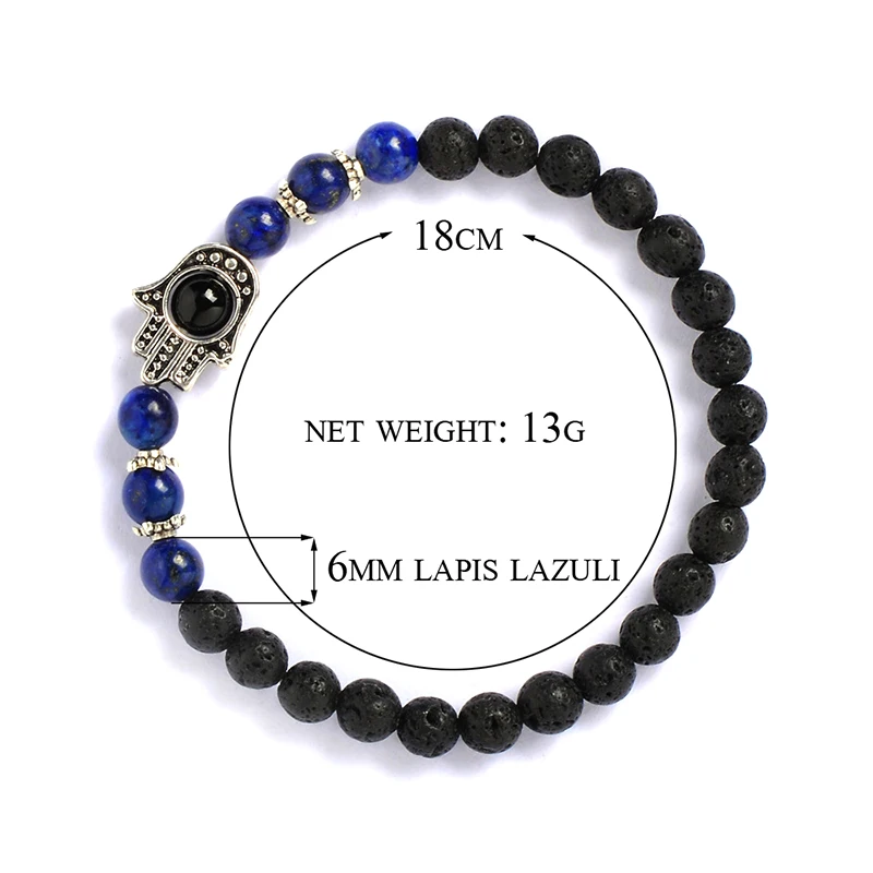Женский браслет с бусинами из натурального лазурита 6 мм|bracelets for|beads bracelets for womenbead