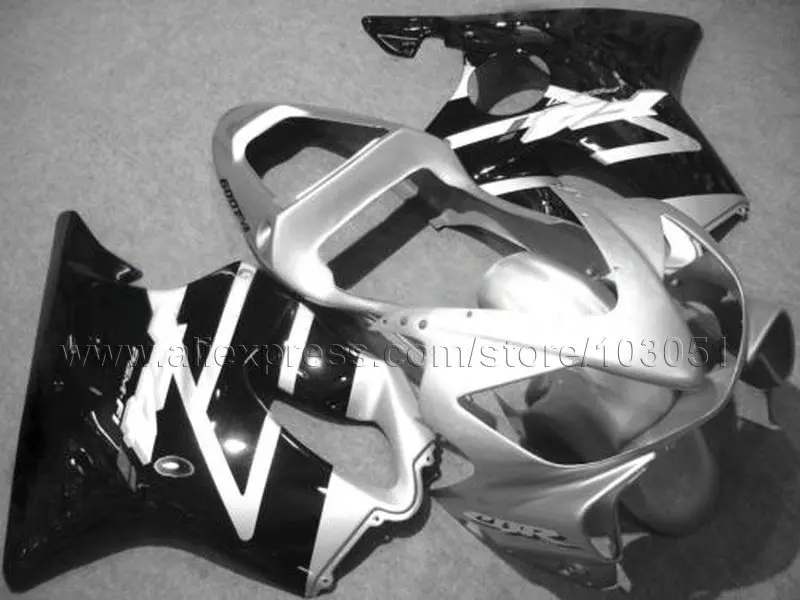ABS Plastic Motorcycle Fairings Kits For Honda 2001 2002 2003 CBR 600 F4i 01 02 03 Cbr Black Silver Fairing Body Parts | Автомобили и
