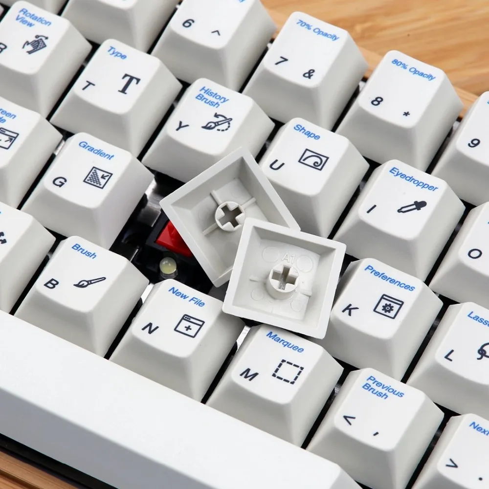 Enjoypbt Photoshop PC keycap dye sub 117 клавиш для Механическая клавиатура cherry mx|Клавиатуры| |