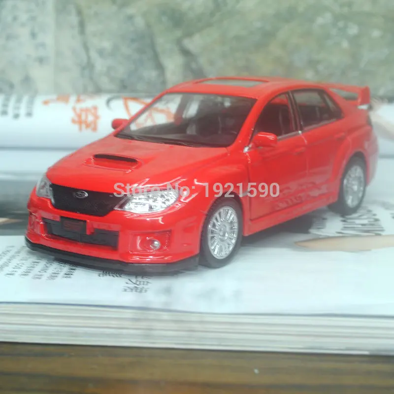 UNI 1/36 масштабные автомобильные игрушки япония Subaru STI литье под давлением металлическая модель автомобиля для подарка/коллекции/детей