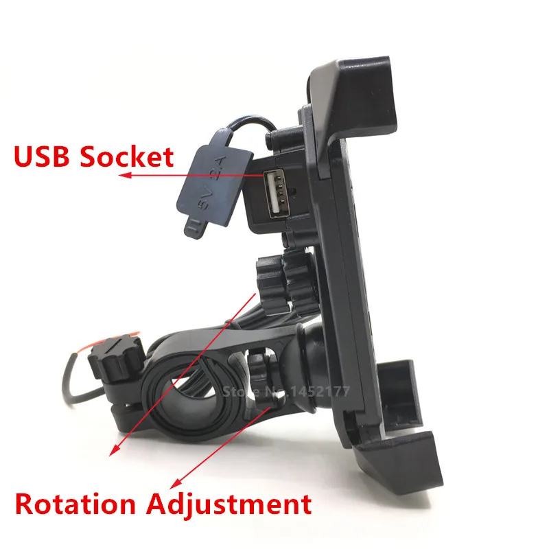 Мотоциклетный телефон Yecnecty зажим для GPS держатель крепление 3 5 7 дюймов