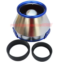 3 in 1 Universal 76mm Air Filter Cold Air Intake High Flow Cone Style Racing Car Air Filter