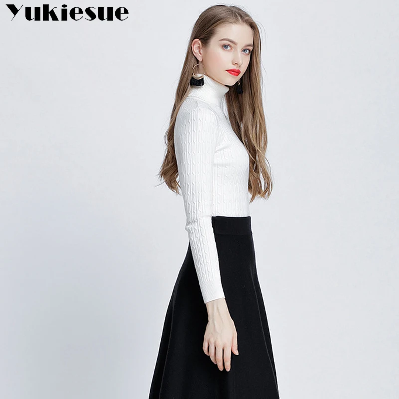 2017 winter Women Sweaters And Pullovers Female Wool Pullover Knitted skiny turtleneck women sweater pull femme hiver jumper | Женская
