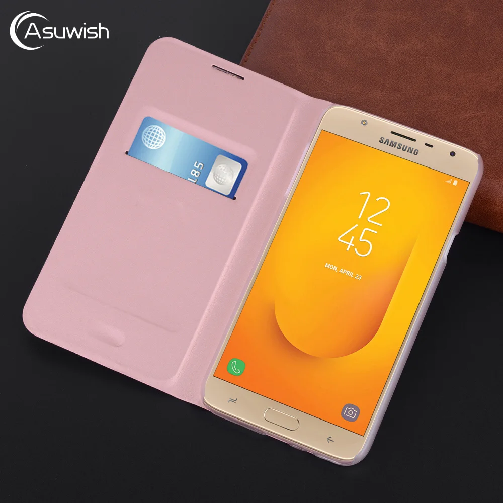 Флип чехол с отделением для карт кошелек Samsung Galaxy J7 Duo 2018 J7duo J 7 SM J720 J720F